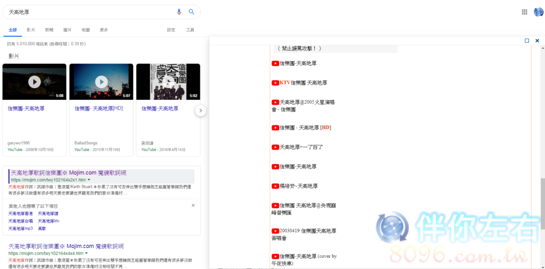 Url render 在搜尋結果預覽網站內容，不需開新分頁(Chrome、Firefox擴充功能) - 伴你左右
