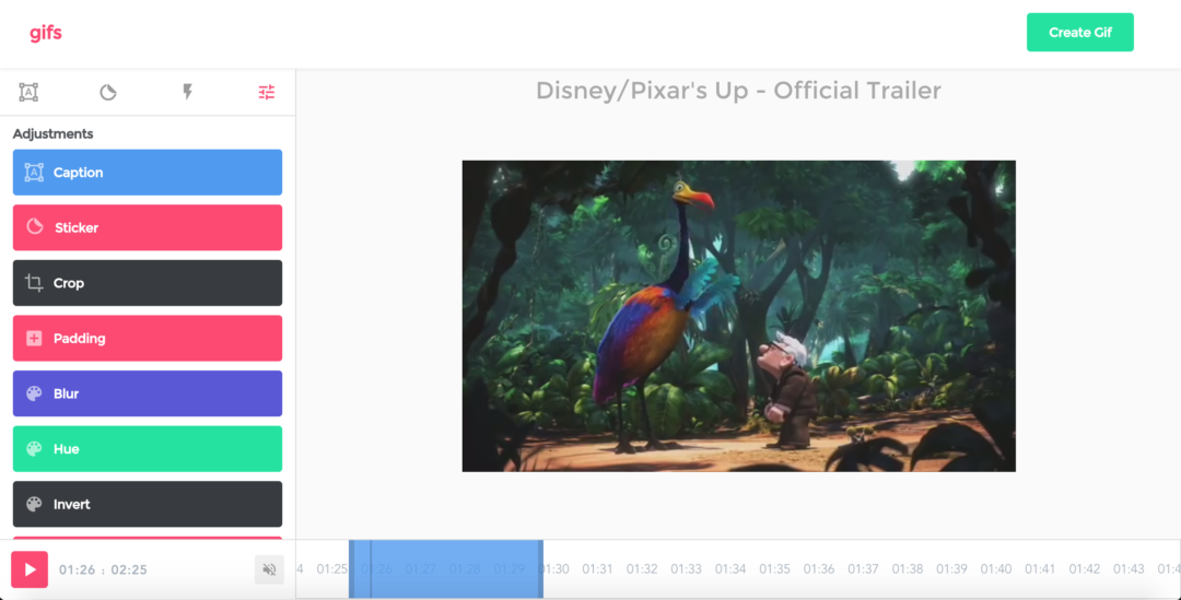 Gifs.com將影片轉為 Gif 動態圖片,支援 YouTube、vimeo、facebook、instagram 影片並分享到各大社交媒體 ...