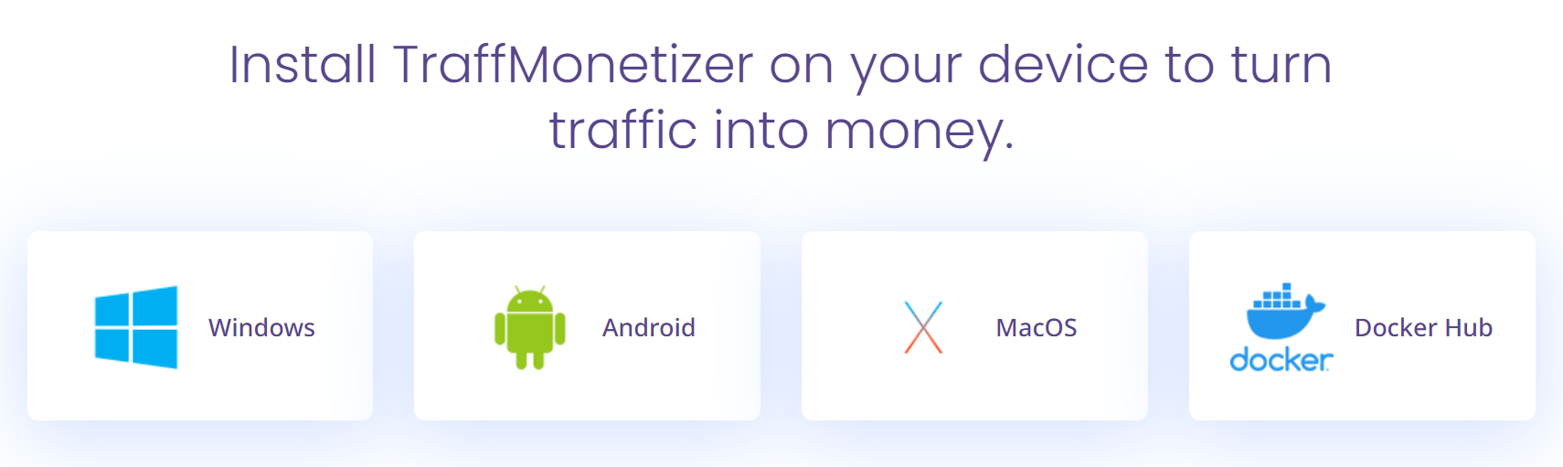 Traffmonetizer Supported Devices